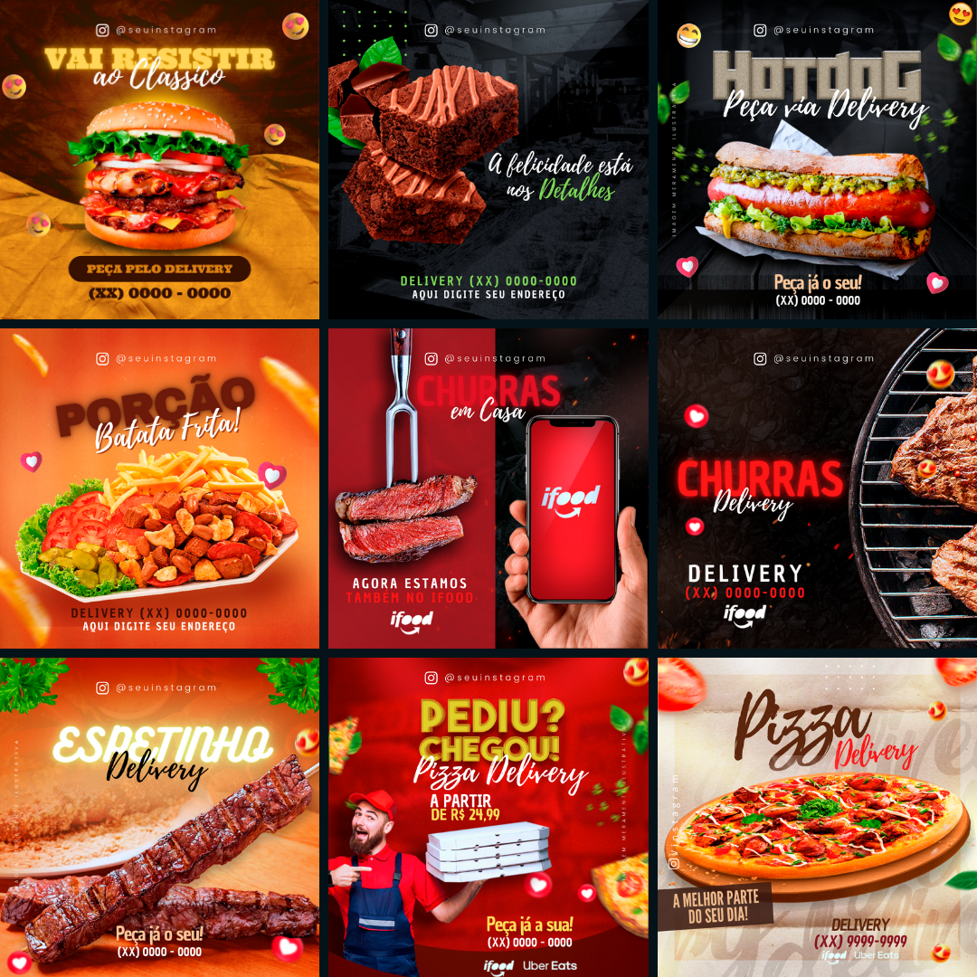 Como criar uma Arte no Canva para seu Delivery