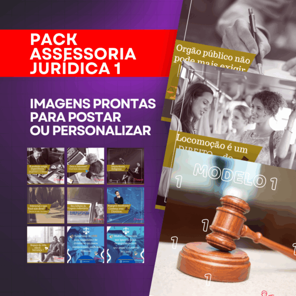 Pack de Imagens Tema Assessoria jurídica Editável no Canva
