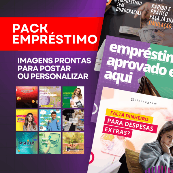 Pack de Imagens Tema Empréstimo