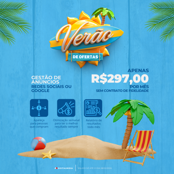 Gestão de Anúncios - Redes Sociais OU Google